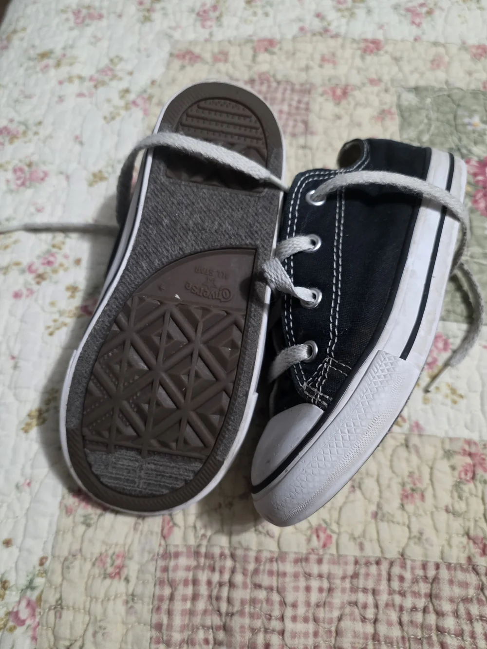 Converse Kids' All Star Low Top Sneakers in Black